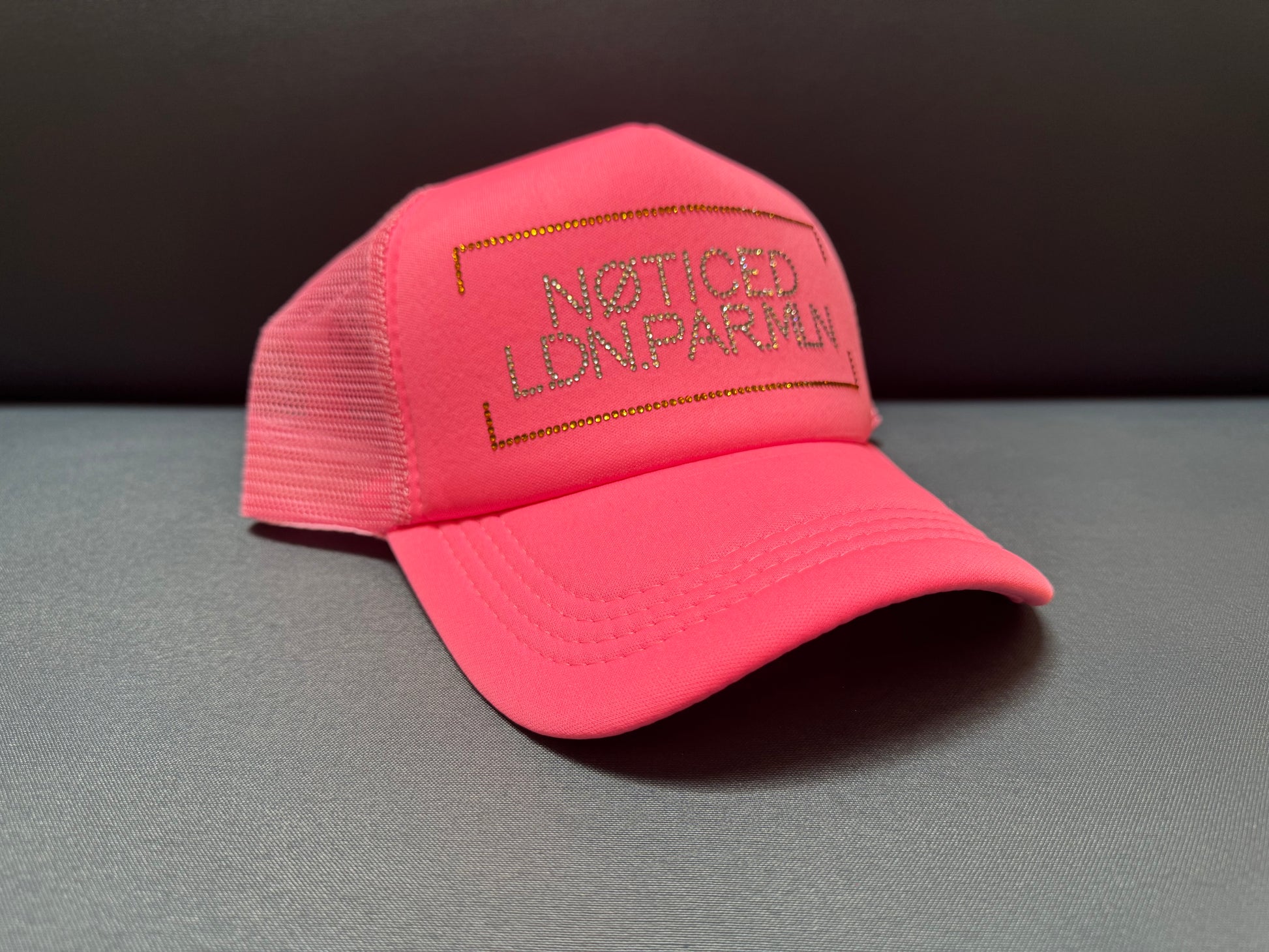 LDN.PAR.MIL Bright Pink Trucker