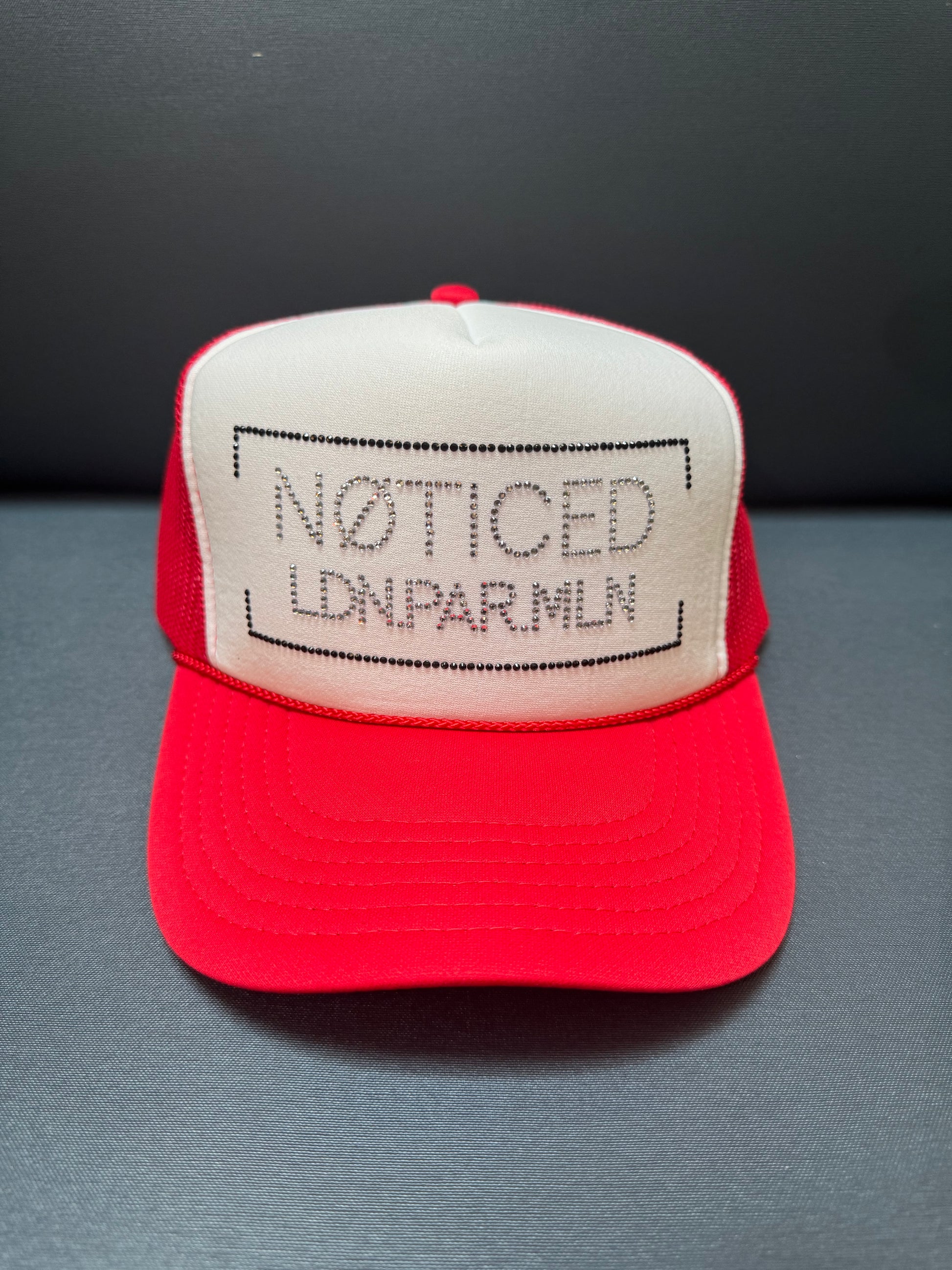 LND.PAR.MIL Red and White Trucker